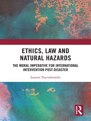 cover image of Ethics, Law and Natural Hazards